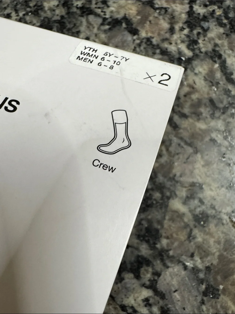 Nike Everyday Plus Crew Socks - White (2 Pack)